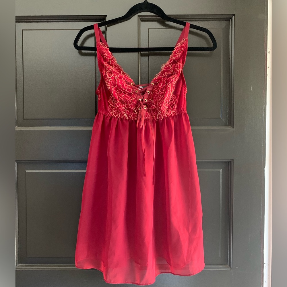 Cacique Seriously Sexy Babydoll Lingerie Size 0/2 NWT